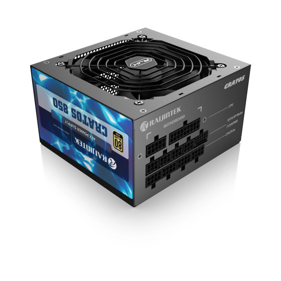 Raijintek захранване PSU ATX 3.0 850W Gold - CRATOS 850 BLACK Raijintek захранване PSU ATX 3.0 850W Gold - CRATOS 850 BLACK