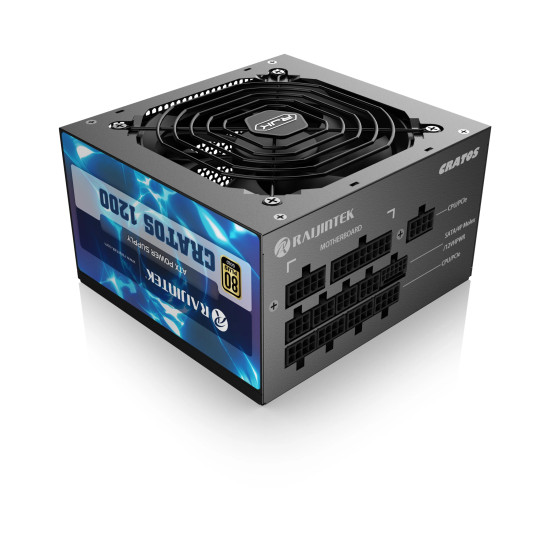 Raijintek захранване PSU ATX 3.0 1200W Gold - CRATOS 1200 BLACK Raijintek захранване PSU ATX 3.0 1200W Gold - CRATOS 1200 BLACK