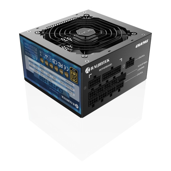 Raijintek захранване PSU ATX 3.0 1200W Gold - CRATOS 1200 BLACK Raijintek захранване PSU ATX 3.0 1200W Gold - CRATOS 1200 BLACK