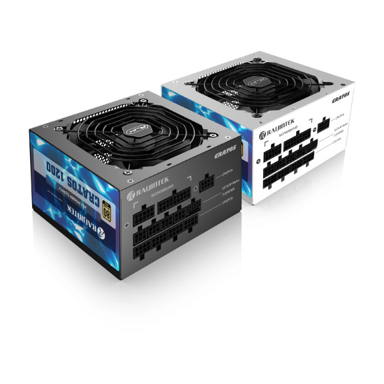 Raijintek захранване PSU ATX 3.0 1200W Gold - CRATOS 1200 BLACK Raijintek захранване PSU ATX 3.0 1200W Gold - CRATOS 1200 BLACK