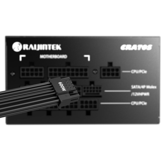 Raijintek захранване PSU ATX 3.0 1000W Gold - CRATOS 1000 BLACK Raijintek захранване PSU ATX 3.0 1000W Gold - CRATOS 1000 BLACK