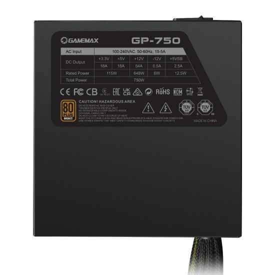 Gamemax захранване PSU 750W Bronze - GP-750