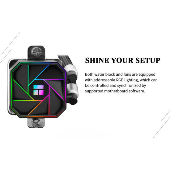Thermalright водно охлаждане Water Cooling Aqua Elite 240 Black A-RGB V3 - LGA1851/LGA1700/AM5 Thermalright водно охлаждане Water Cooling Aqua Elite 240 Black A-RGB V3 - LGA1851/LGA1700/AM5