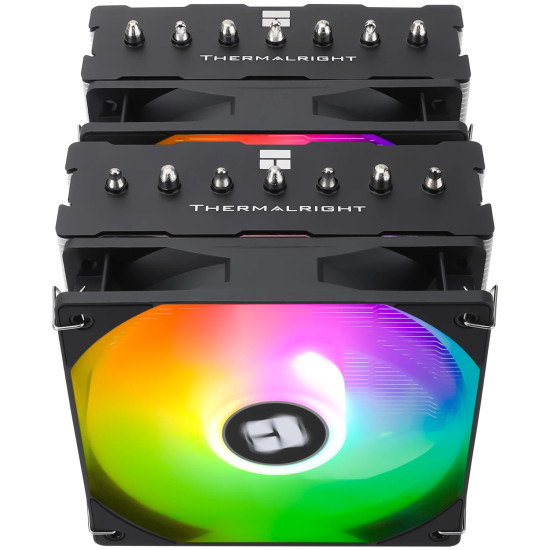 Thermalright охладител CPU Cooler Phantom Spirit 120 SE A-RGB - Dual-Tower - LGA1851/LGA1700/AM5 Thermalright охладител CPU Cooler Phantom Spirit 120 SE A-RGB - Dual-Tower - LGA1851/LGA1700/AM5