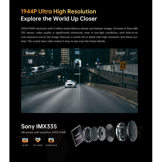 DDPAI Видеорегистратор Dash Cam Set Z40 GPS DUAL, Rear Cam included DDPAI Видеорегистратор Dash Cam Set Z40 GPS DUAL, Rear Cam included