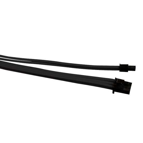 1stPlayer комплект удължителни кабели Custom Modding Cable Kit Dark Black - ATX24P, EPS, PCI-e - BK-001 1stPlayer комплект удължителни кабели Custom Modding Cable Kit Dark Black - ATX24P, EPS, PCI-e - BK-001