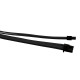 1stPlayer комплект удължителни кабели Custom Modding Cable Kit Dark Black - ATX24P, EPS, PCI-e - BK-001 1stPlayer комплект удължителни кабели Custom Modding Cable Kit Dark Black - ATX24P, EPS, PCI-e - BK-001