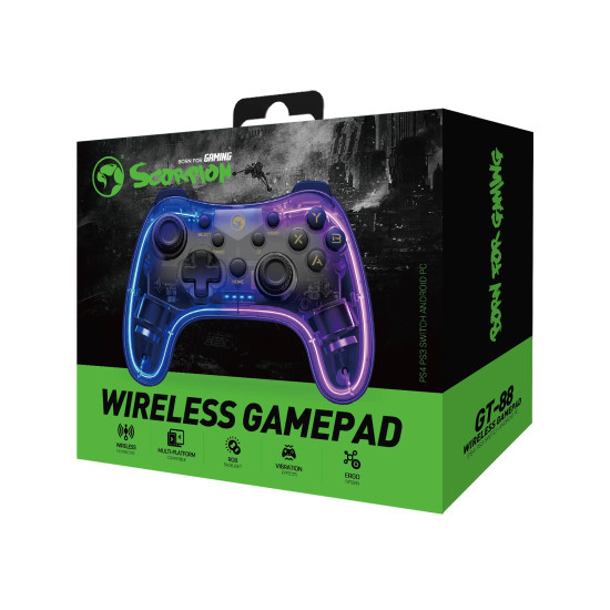 Marvo геймпад Gamepad GT-88 - PS4, Wireless, Vibration - MARVO-GT-88 Marvo геймпад Gamepad GT-88 - PS4, Wireless, Vibration - MARVO-GT-88