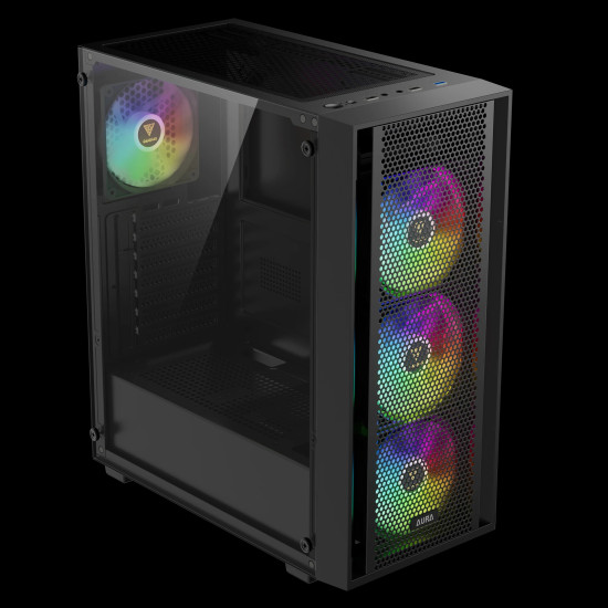 Gamdias кутия Case ATX - AURA GC2 Elite - Mesh, RGB, Tempered Glass Gamdias кутия Case ATX - AURA GC2 Elite - Mesh, RGB, Tempered Glass