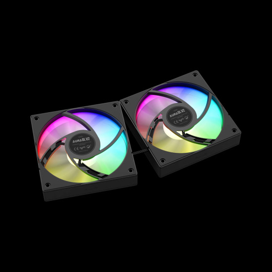 Gamdias водно охлаждане Water Cooling 120mm - AURA GL120 v2 Black - aRGB Gamdias водно охлаждане Water Cooling 120mm - AURA GL120 v2 Black - aRGB