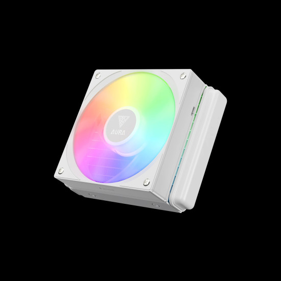 Gamdias водно охлаждане Water Cooling 120mm - AURA GL120 v2 White, aRGB Gamdias водно охлаждане Water Cooling 120mm - AURA GL120 v2 White, aRGB