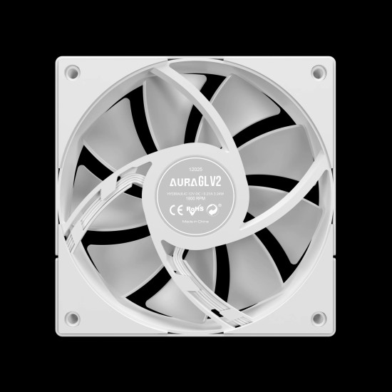 Gamdias водно охлаждане Water Cooling 120mm - AURA GL120 v2 White, aRGB Gamdias водно охлаждане Water Cooling 120mm - AURA GL120 v2 White, aRGB