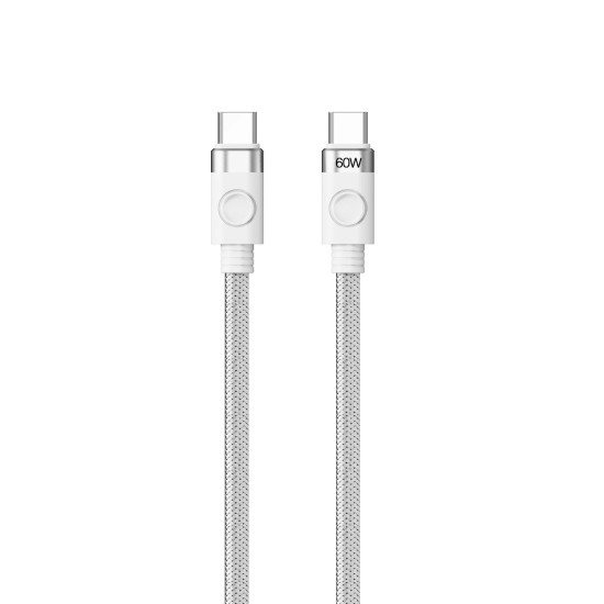 Orico кабел Cable USB C-to-C PD 60W Charging 1.0m White - CDX-60CC-WH Orico кабел Cable USB C-to-C PD 60W Charging 1.0m White - CDX-60CC-WH