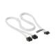 Seasonic модулен кабел Modding Cable 600W White - PCIe 5.0 12VHPWR - SS-2X8P-12VHPWR-600 Seasonic модулен кабел Modding Cable 600W White - PCIe 5.0 12VHPWR - SS-2X8P-12VHPWR-600