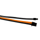 1stPlayer комплект удължителни кабели Custom Modding Cable Kit Black/Orange - ATX24P, EPS, PCI-e - BOR-001 1stPlayer комплект удължителни кабели Custom Modding Cable Kit Black/Orange - ATX24P, EPS, PCI-e - BOR-001