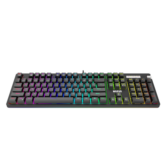 Marvo механична клавиатура Gaming Keyboard Mechanical KG948 - 108 keys, RGB, Macros, Blue switches Marvo механична клавиатура Gaming Keyboard Mechanical KG948 - 108 keys, RGB, Macros, Blue switches