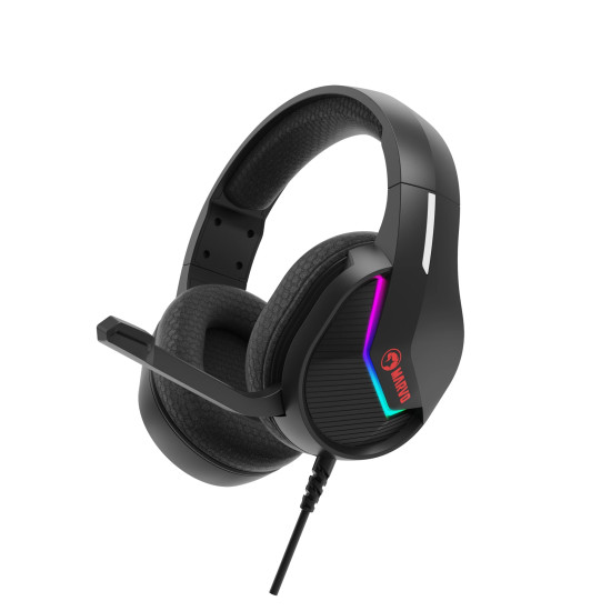 Marvo геймърски слушалки Gaming Headphones H8618 Black - 50mm, USB, RGB Marvo геймърски слушалки Gaming Headphones H8618 Black - 50mm, USB, RGB