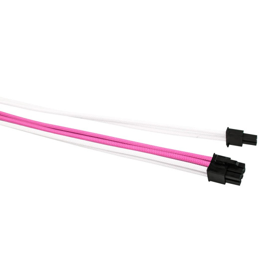 1stPlayer комплект удължителни кабели Custom Modding Cable Kit Pink/White - ATX24P, EPS, PCI-e - PKW-001 1stPlayer комплект удължителни кабели Custom Modding Cable Kit Pink/White - ATX24P, EPS, PCI-e - PKW-001