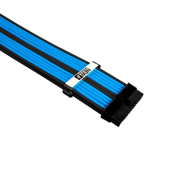 1stPlayer комплект удължителни кабели Custom Modding Cable Kit Black/Blue - ATX24P, EPS, PCI-e - BBL-001 1stPlayer комплект удължителни кабели Custom Modding Cable Kit Black/Blue - ATX24P, EPS, PCI-e - BBL-001