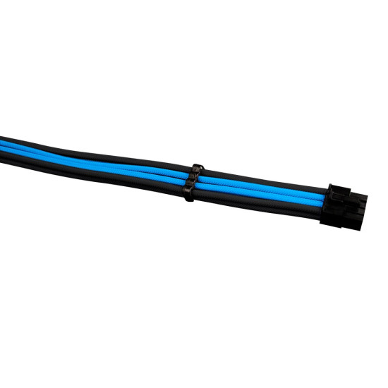 1stPlayer комплект удължителни кабели Custom Modding Cable Kit Black/Blue - ATX24P, EPS, PCI-e - BBL-001 1stPlayer комплект удължителни кабели Custom Modding Cable Kit Black/Blue - ATX24P, EPS, PCI-e - BBL-001
