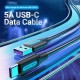 Vention Кабел USB 3.1 Type-C / USB 2.0 AM - 2.0M Black 5A Fast Charge - CORBH Vention Кабел USB 3.1 Type-C / USB 2.0 AM - 2.0M Black 5A Fast Charge - CORBH