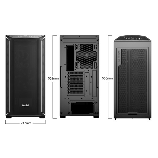 be quiet! кутия Case EATX - Shadow Base 800 DX Black be quiet! кутия Case EATX - Shadow Base 800 DX Black