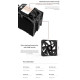 Zalman охладител за процесор CPU Cooler CNPS4X BLACK - LGA1700/AM5 Zalman охладител за процесор CPU Cooler CNPS4X BLACK - LGA1700/AM5
