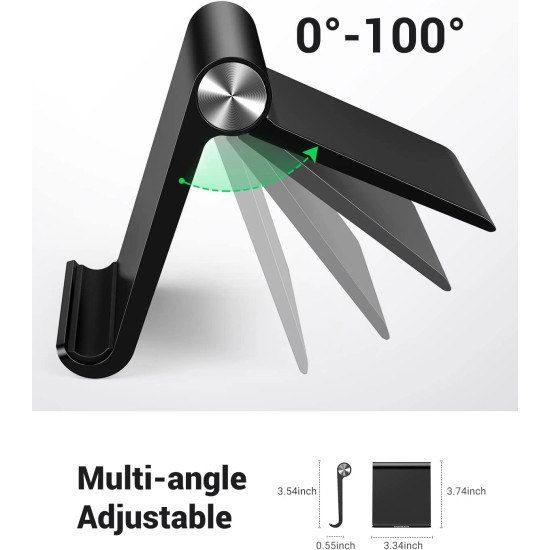 Ugreen стойка за телефон или таблет за бюро Phone/Tablet Holder LP106 Black - 50747 Ugreen стойка за телефон или таблет за бюро Phone/Tablet Holder LP106 Black - 50747