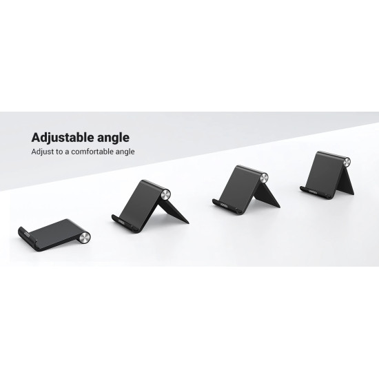 Ugreen стойка за телефон или таблет за бюро Phone/Tablet Holder LP106 Black - 50747 Ugreen стойка за телефон или таблет за бюро Phone/Tablet Holder LP106 Black - 50747