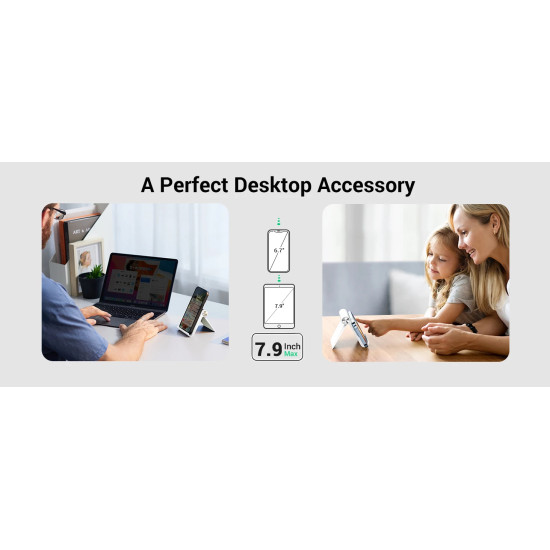 Ugreen стойка за телефон или таблет за бюро Phone/Tablet Holder LP106 White - 30285 Ugreen стойка за телефон или таблет за бюро Phone/Tablet Holder LP106 White - 30285