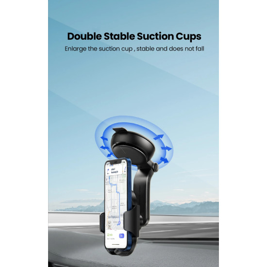 Ugreen стойка за телефон за кола Car Phone Holder LP405 - 20473 Ugreen стойка за телефон за кола Car Phone Holder LP405 - 20473