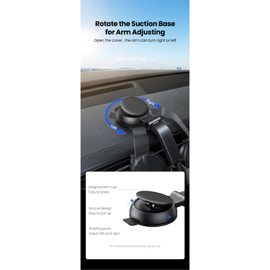 Ugreen стойка за телефон за кола Car Phone Holder LP405 - 20473 Ugreen стойка за телефон за кола Car Phone Holder LP405 - 20473