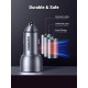 Ugreen зарядно за кола Fast Charger Car - Type-C + USB QC3.0, Power Distribution 52.5W CD213 - 60980 Ugreen зарядно за кола Fast Charger Car - Type-C + USB QC3.0, Power Distribution 52.5W CD213 - 60980