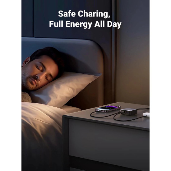 Ugreen универсално зарядно за стена Charger Wall 65W GaN Nexode CD327, 2 x USB-A, 2 x Type-C - 90747 Ugreen универсално зарядно за стена Charger Wall 65W GaN Nexode CD327, 2 x USB-A, 2 x Type-C - 90747