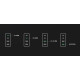 Ugreen универсално зарядно за стена Charger Wall 65W GaN Nexode CD327, 2 x USB-A, 2 x Type-C - 90747 Ugreen универсално зарядно за стена Charger Wall 65W GaN Nexode CD327, 2 x USB-A, 2 x Type-C - 90747