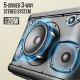 W-King Блутут парти колона Bluetooth Party Speaker - H10 - 120W, 2 x Wireless Microphones, Karaoke W-King Блутут парти колона Bluetooth Party Speaker - H10 - 120W, 2 x Wireless Microphones, Karaoke