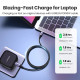 Ugreen кабел USB 2.0 Type-C M/M US316, 100W, 5A, 3m - 90120 Ugreen кабел USB 2.0 Type-C M/M US316, 100W, 5A, 3m - 90120