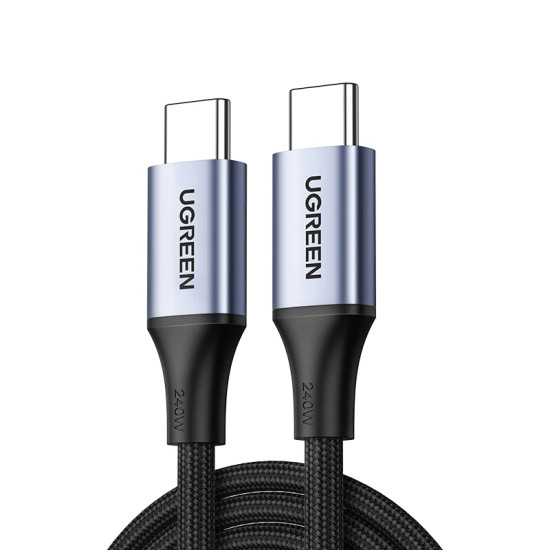Ugreen кабел USB 2.0 Type-C M/M US535, 240W, 5A, 2m - 90440 Ugreen кабел USB 2.0 Type-C M/M US535, 240W, 5A, 2m - 90440
