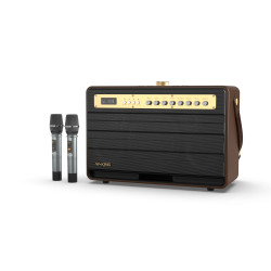 W-King Блутут парти колона Bluetooth Party Speaker - K6L - 120W, 2 x Wireless Microphones, Karaoke