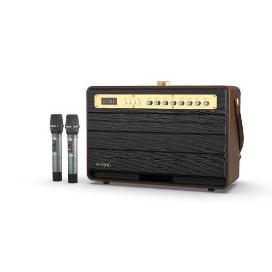 W-King Блутут парти колона Bluetooth Party Speaker - K6L - 120W, 2 x Wireless Microphones, Karaoke W-King Блутут парти колона Bluetooth Party Speaker - K6L - 120W, 2 x Wireless Microphones, Karaoke