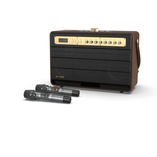 W-King Блутут парти колона Bluetooth Party Speaker - K6L - 120W, 2 x Wireless Microphones, Karaoke W-King Блутут парти колона Bluetooth Party Speaker - K6L - 120W, 2 x Wireless Microphones, Karaoke