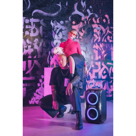 W-King Блутут парти колона Bluetooth Party Speaker - T9 PRO - 120W, 2 x Wireless Microphones, Karaoke W-King Блутут парти колона Bluetooth Party Speaker - T9 PRO - 120W, 2 x Wireless Microphones, Karaoke