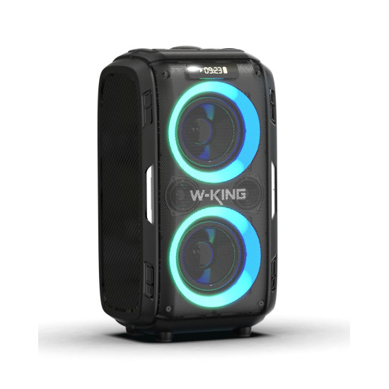 W-King Блутут парти колона Bluetooth Party Speaker - T9 PRO - 120W, 2 x Wireless Microphones, Karaoke W-King Блутут парти колона Bluetooth Party Speaker - T9 PRO - 120W, 2 x Wireless Microphones, Karaoke