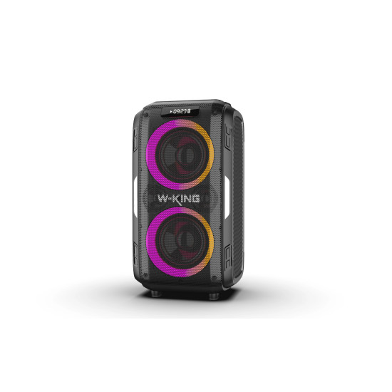 W-King Блутут парти колона Bluetooth Party Speaker - T9 PRO - 120W, 2 x Wireless Microphones, Karaoke W-King Блутут парти колона Bluetooth Party Speaker - T9 PRO - 120W, 2 x Wireless Microphones, Karaoke