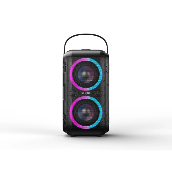 W-King Блутут парти колона Bluetooth Party Speaker - T9 Black - 80W, Wireless Microphone, Karaoke W-King Блутут парти колона Bluetooth Party Speaker - T9 Black - 80W, Wireless Microphone, Karaoke