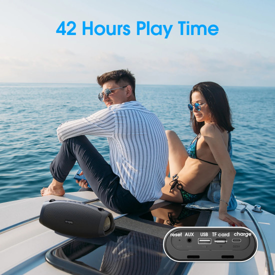 W-King Блутут мобилна колонка Bluetooth Speaker - X10 Black- 70W W-King Блутут мобилна колонка Bluetooth Speaker - X10 Black- 70W