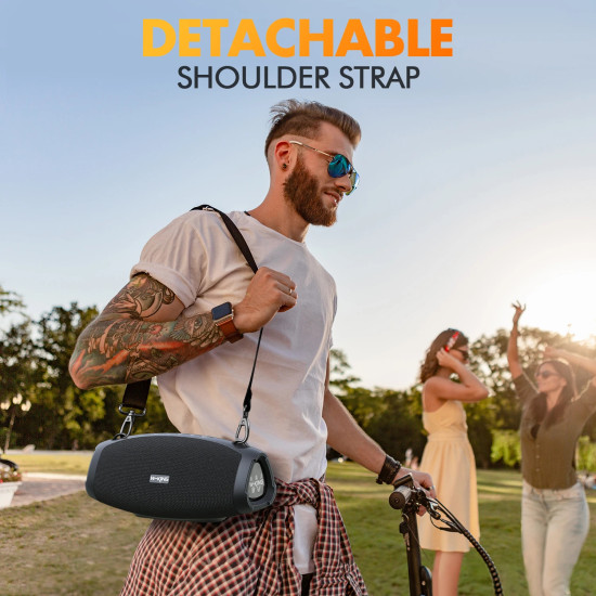 W-King Блутут мобилна колонка Bluetooth Speaker - X10 Black- 70W W-King Блутут мобилна колонка Bluetooth Speaker - X10 Black- 70W