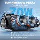 W-King Блутут мобилна колонка Bluetooth Speaker - X10 Black- 70W W-King Блутут мобилна колонка Bluetooth Speaker - X10 Black- 70W