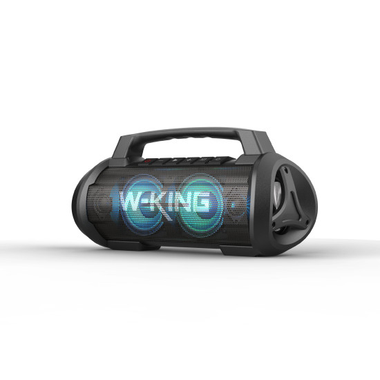 W-King Блутут мобилна парти колонка Bluetooth Party Speaker - D10 Black - 70W, Karaoke mic input, Light Show W-King Блутут мобилна парти колонка Bluetooth Party Speaker - D10 Black - 70W, Karaoke mic input, Light Show