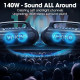 W-King Блутут мобилна парти колонка Bluetooth Party Speaker - D10 Black - 70W, Karaoke mic input, Light Show W-King Блутут мобилна парти колонка Bluetooth Party Speaker - D10 Black - 70W, Karaoke mic input, Light Show